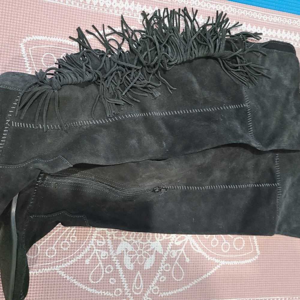 Suede Boots thigh high